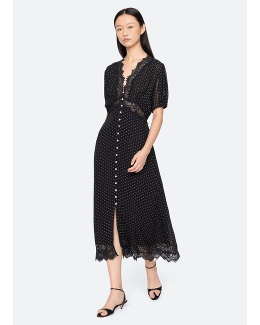 Sea Black Melody Dress