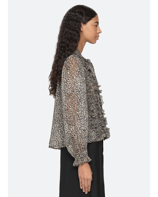 Sea Gray Charlize L/s Top