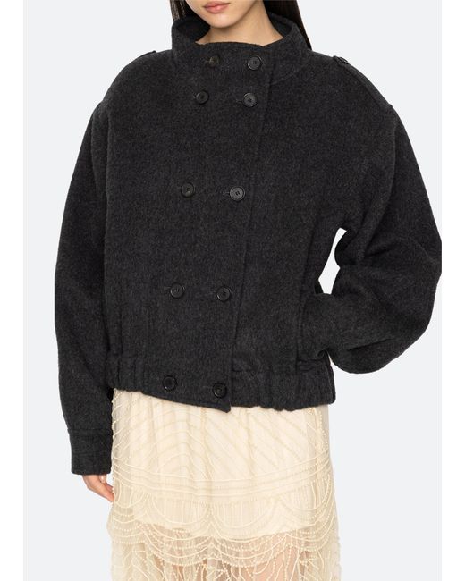 Sea Black Lona Jacket