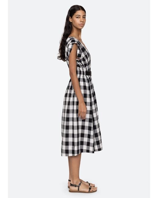 Sea White Neci Midi Dress