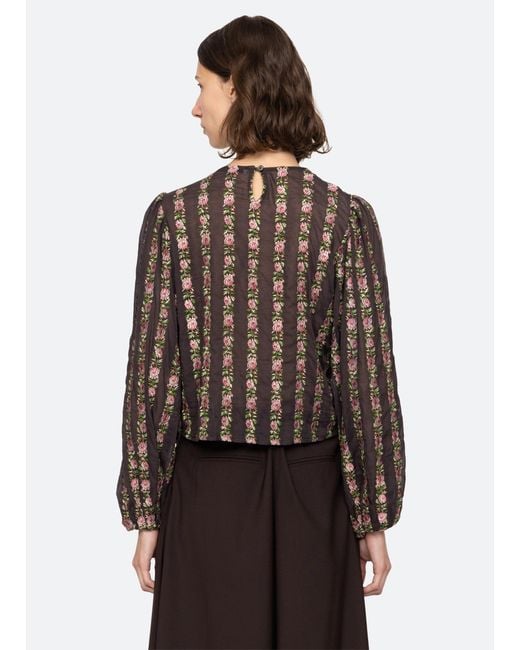 Sea Black Sybil Top