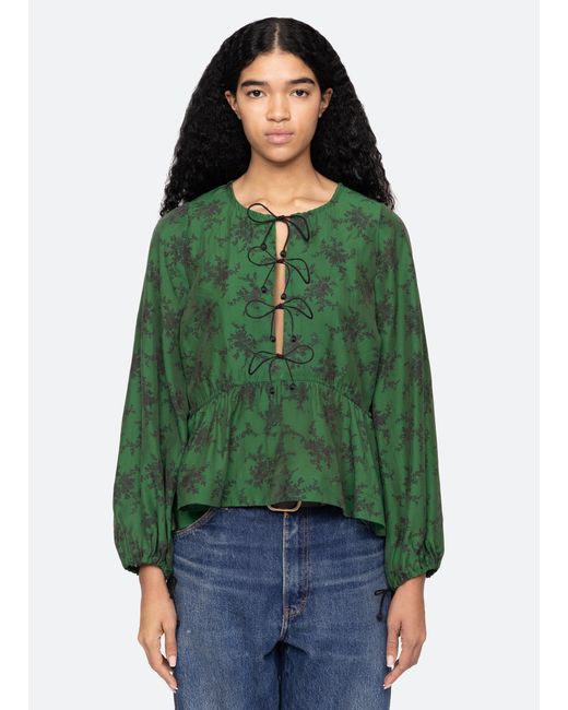 Sea Women's Green Joan Top
