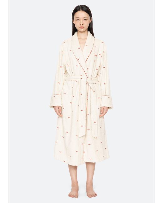 Sea White Esmee Robe