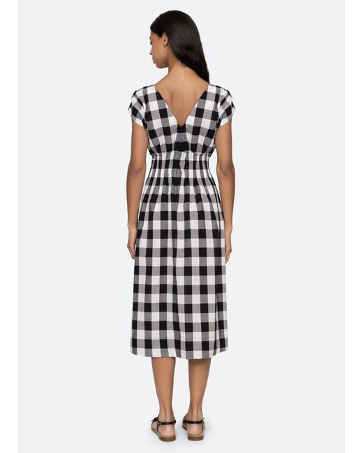 Sea White Neci Midi Dress