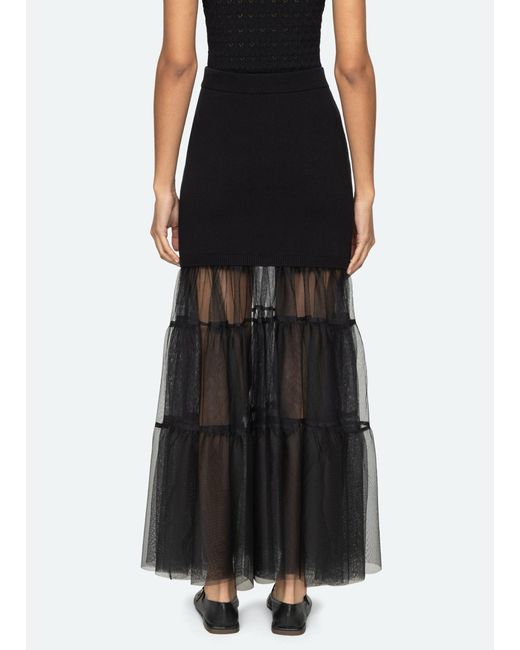 Sea Black Seraphine Skirt