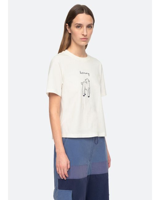 Sea White Demi T-shirt