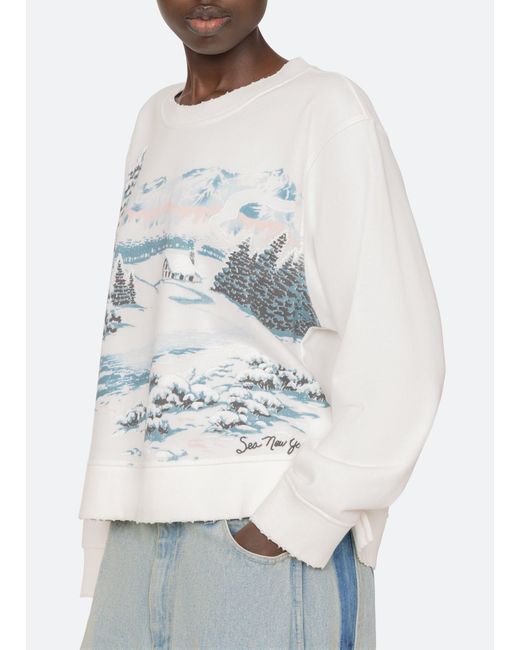 Sea Blue Lenore Sweatshirt