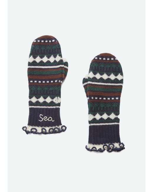 Sea Multicolor Patton Mittens