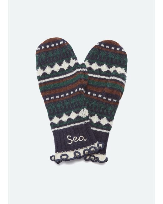 Sea Multicolor Patton Mittens