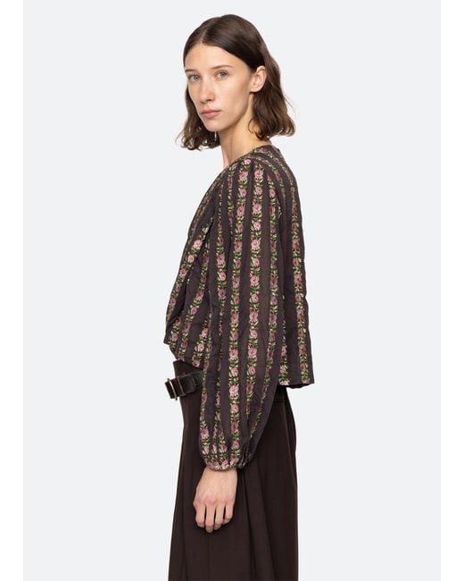 Sea Black Sybil Top