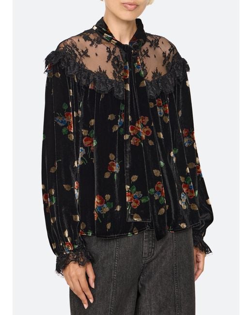 Sea Black Leda Top