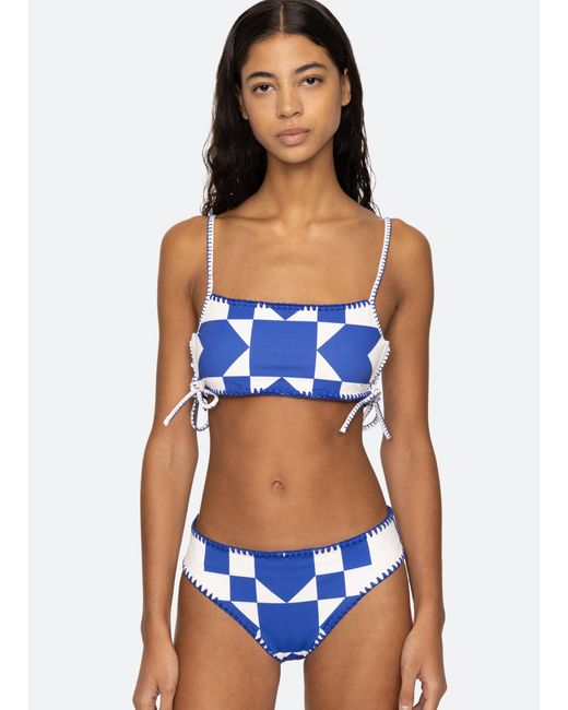 Sea Blue Tanya Bikini Top