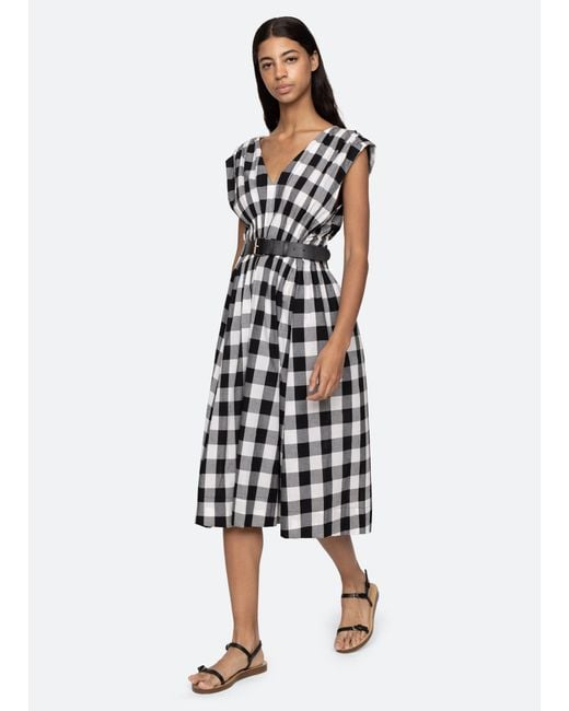 Sea White Neci Midi Dress