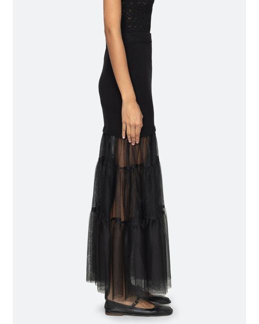 Sea Black Seraphine Skirt