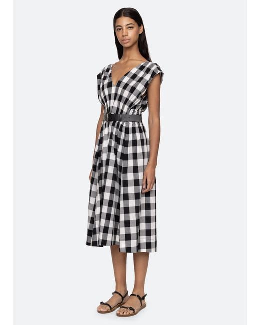 Sea White Neci Midi Dress