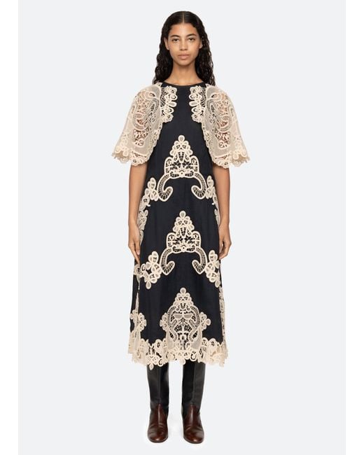 Sea White Medina Dress