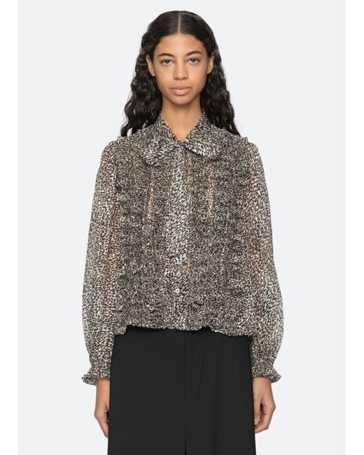 Sea Gray Charlize L/s Top
