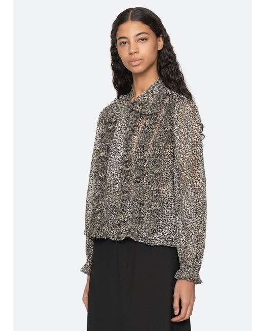 Sea Gray Charlize L/s Top