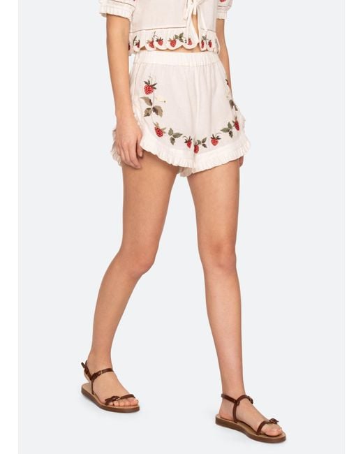 Sea White Bindi Shorts