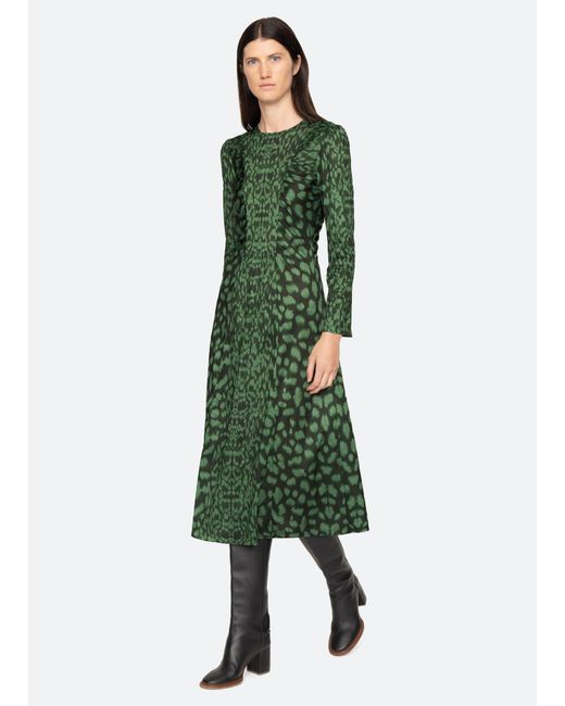 Sea Green Claude L/s Dress