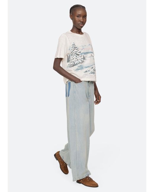 Sea White Lenore T-shirt