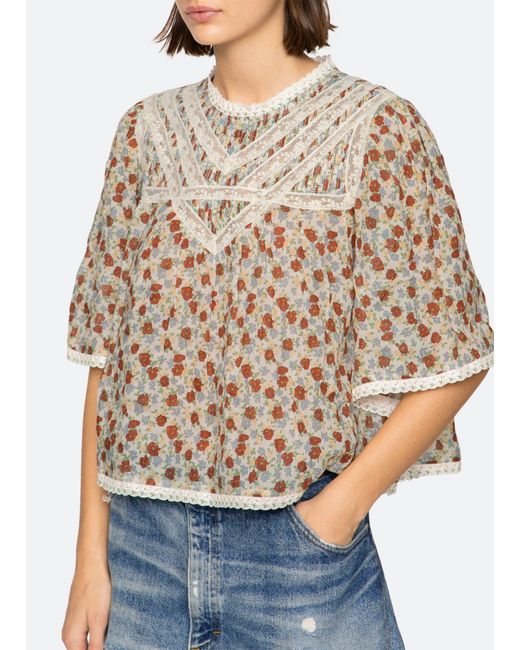 Sea Blue Viera Top