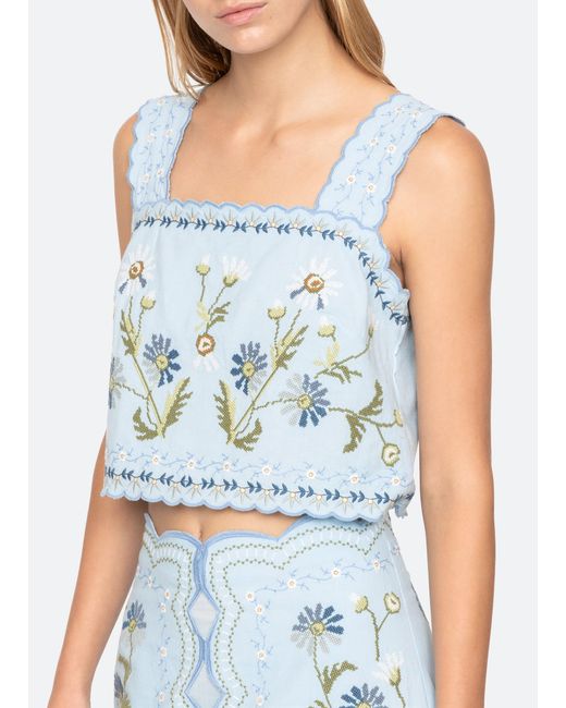 Sea White Audra Top