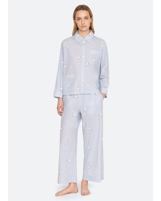 Sea Blue Sheep Pj Set