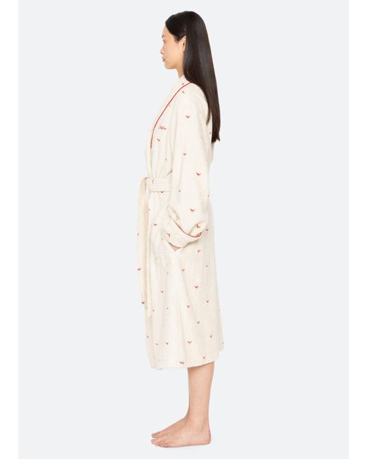 Sea White Esmee Robe