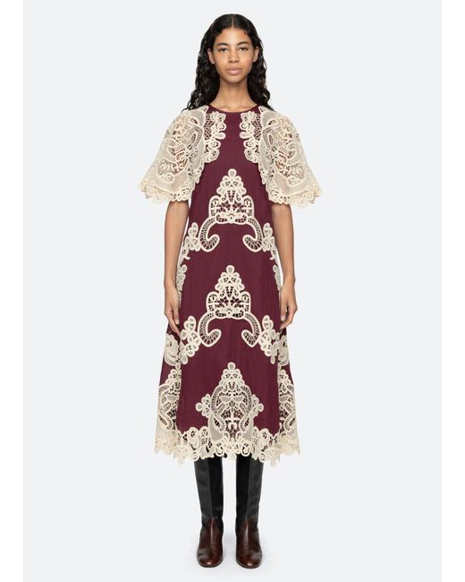 Sea Red Medina Dress