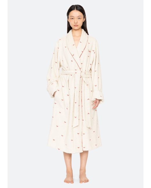 Sea White Esmee Robe