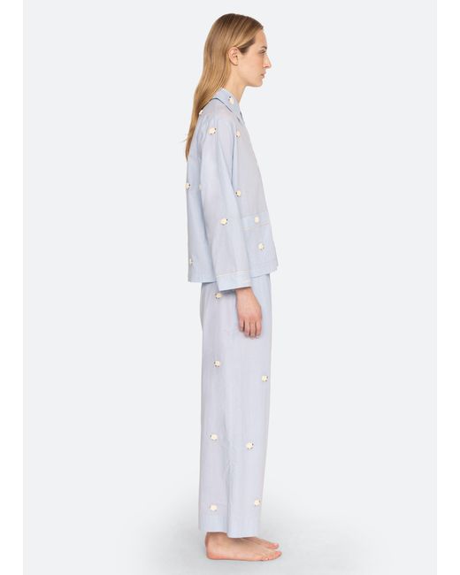 Sea Blue Sheep Pj Set