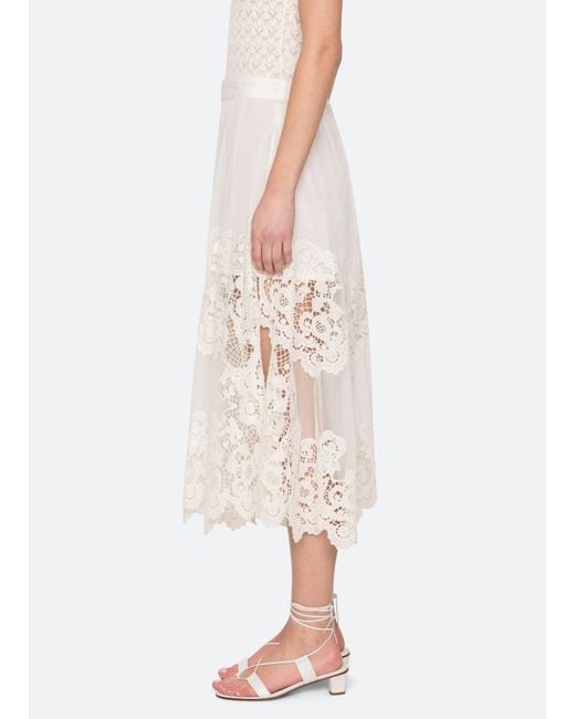 Sea White Sofia Pants