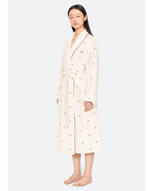 Sea White Esmee Robe