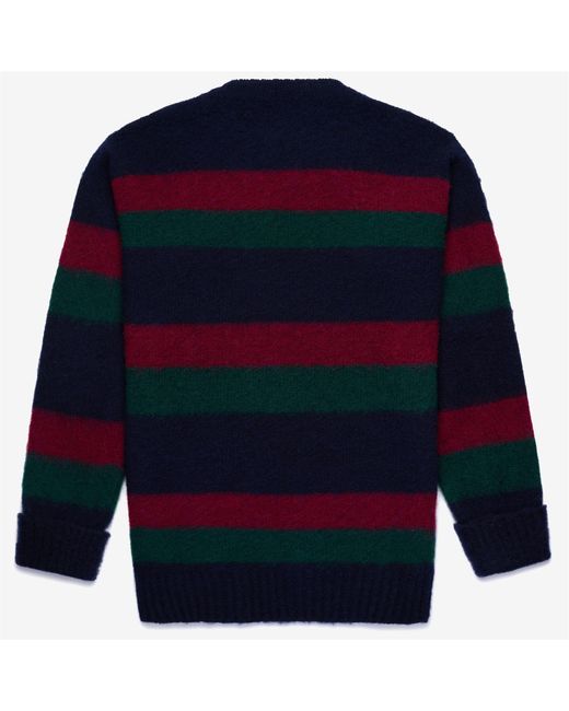 Shaggydog Stripe Sweater di Sebago in Blue