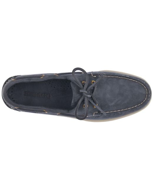 Docksides Portland Nubuck di Sebago in Blue da Uomo