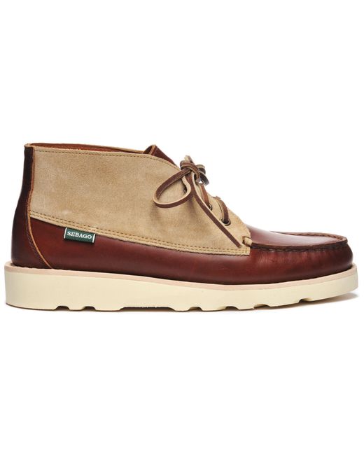 Tatanka Eva Waxy Suede di Sebago in Brown da Uomo