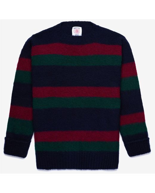 Shaggydog Stripe Sweater di Sebago in Blue