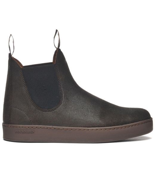 Yawl Suede di Sebago in Black da Uomo