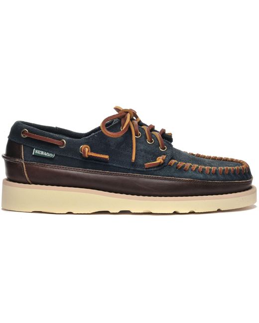 Keuka Lea Canoe Moc di Sebago in Blue da Uomo