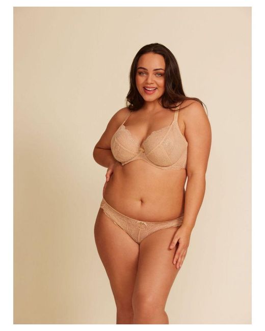 Gossard Brown Superboost Lace Brief