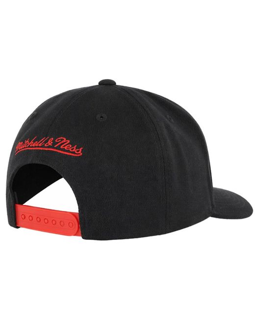 Mitchell & Ness Black Nba Houston Rockets Jersey Logo Cap