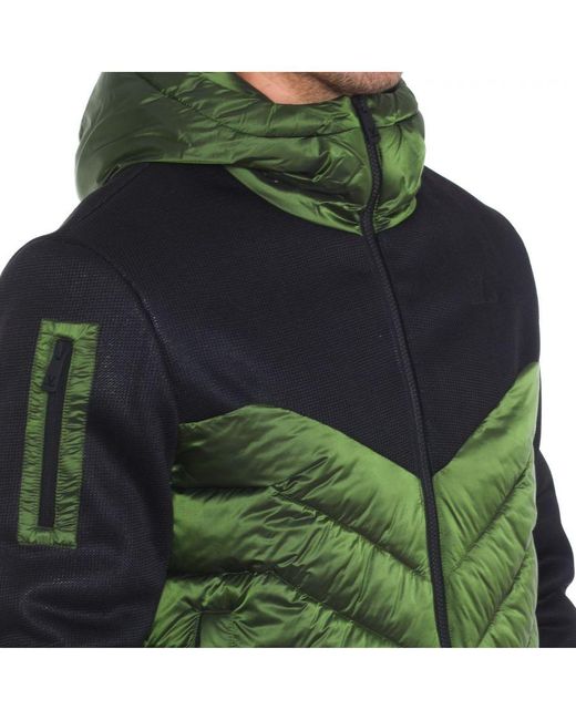 Vuarnet Green Padded Jacket With Hood Amf21275 for men