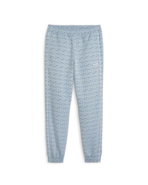 PUMA Blue X Palm Tree Crew Aop Track Pants for men