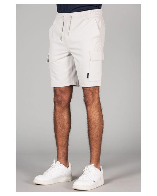 Tokyo Laundry White Cargo-Style Shorts for men