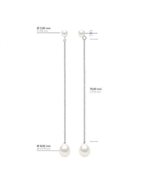 Ateliers Saint Germain White Double Earrings