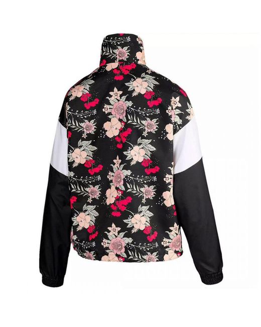 PUMA Black Long Sleeve Zip Up All Over Print Jacket 596735 51