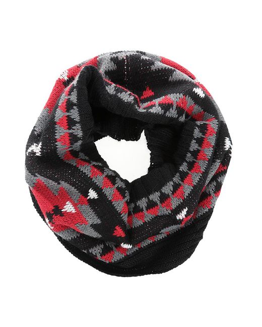 Buff Pink Knitted Collar With Braided Design 10300