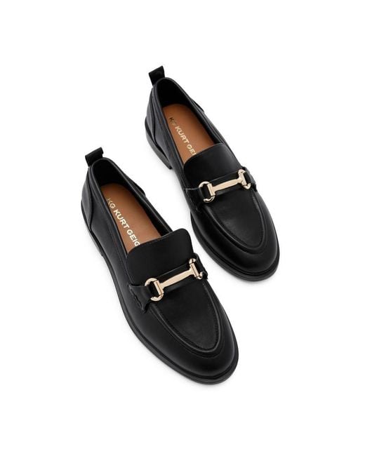 KG by Kurt Geiger Horsebit Chain Black Loafers