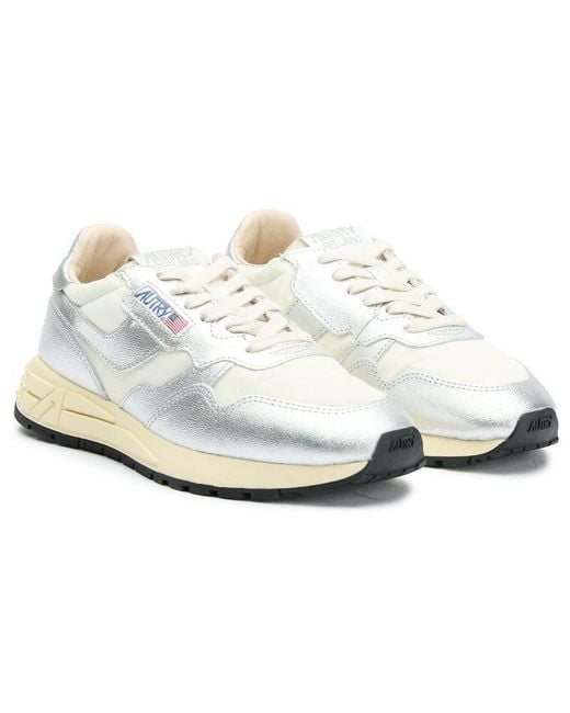 Autry White Reelwind Low Trainers